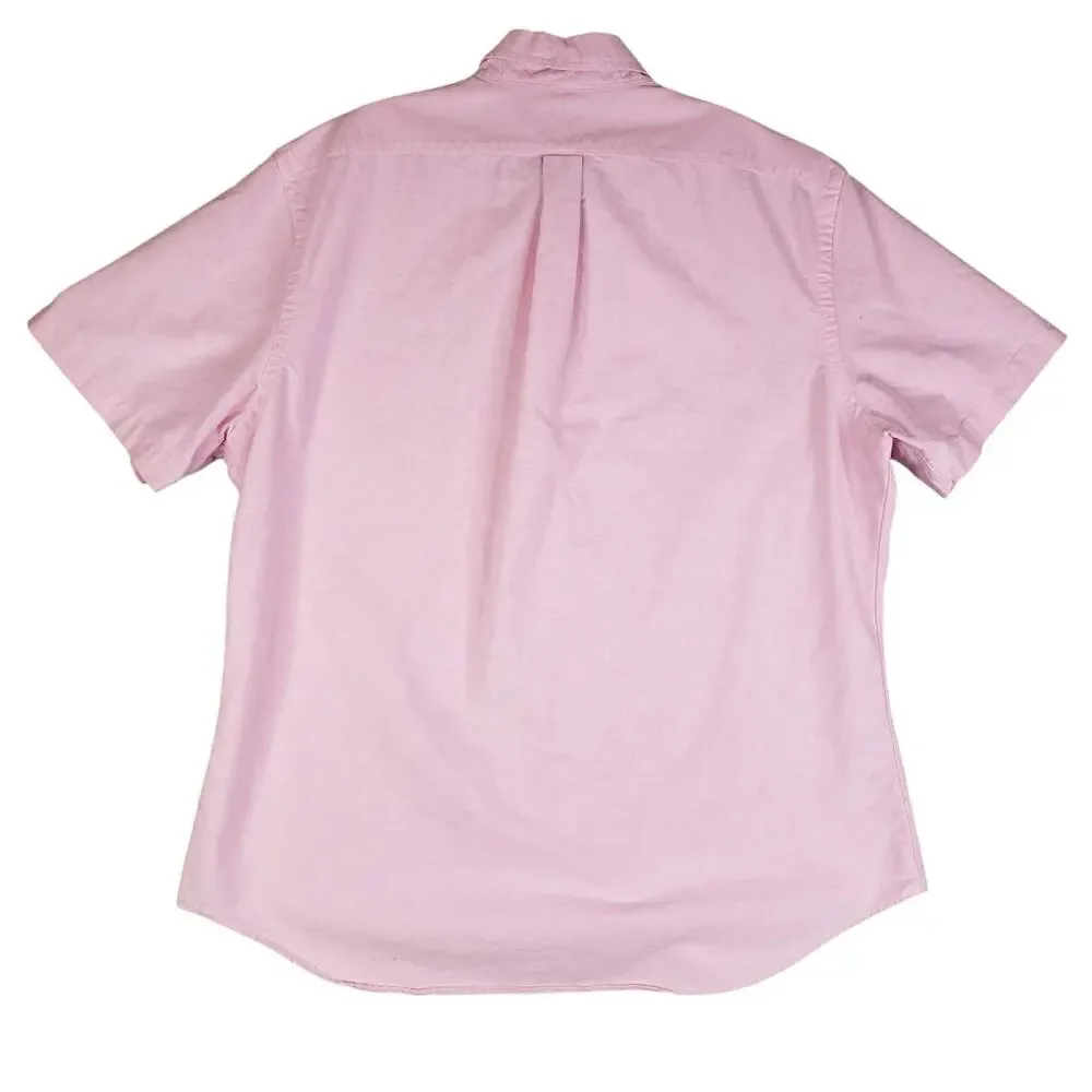 Polo Ralph Lauren Shirt Oxford Button Down Mens Size XXL SS Pink Solid
